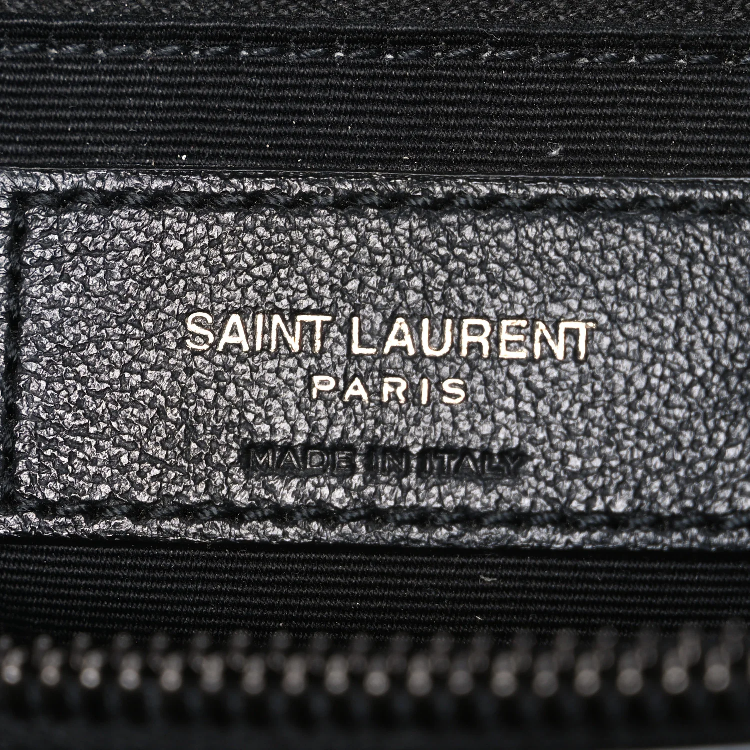 Calfskin Y Quilted Monogram Monochrome Large Loulou Chain Satchel Black - Top Club