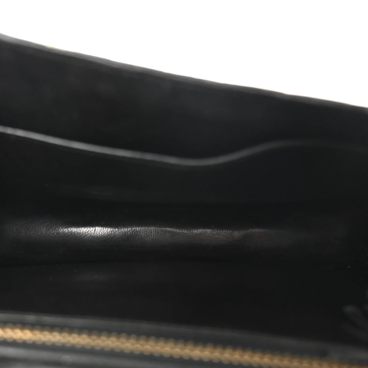 Shiny Caiman Crocodile Constance 23 Black - Top Club