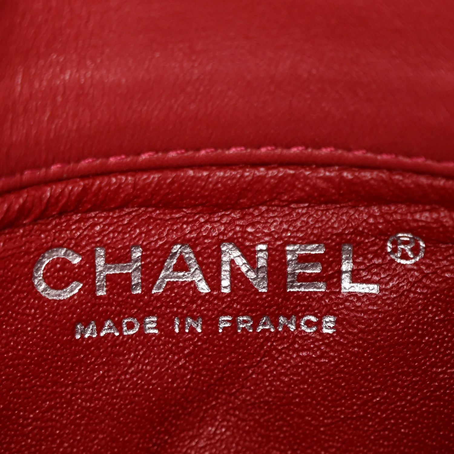 Patent Quilted Mini Flap Clutch With Chain  Red - Top Club