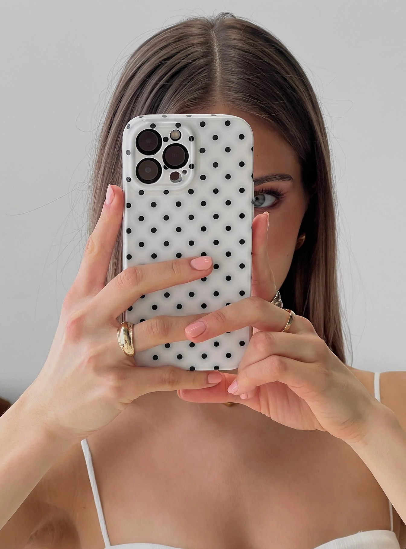 What You Wanted Iphone Case Cream Polka