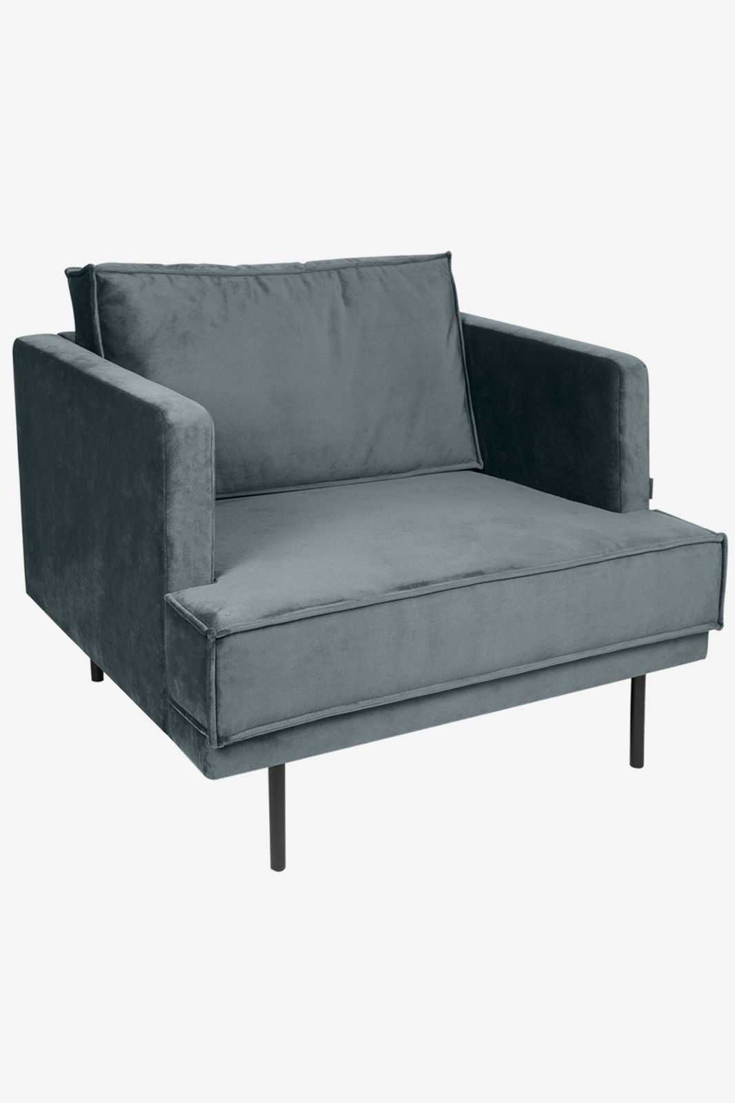 The Duchess velvet loveseat Juke grijs