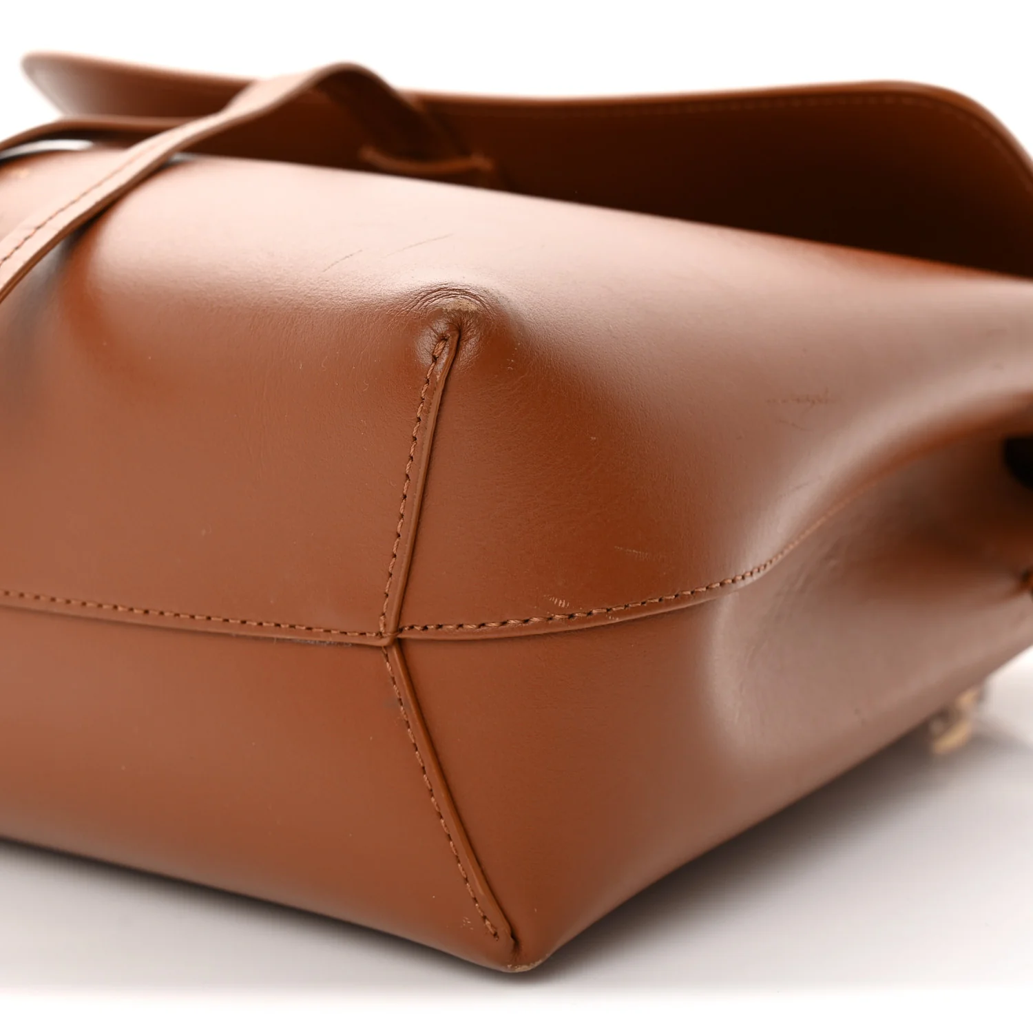Calfskin Soft Lady Bag Biscotti - Top Club