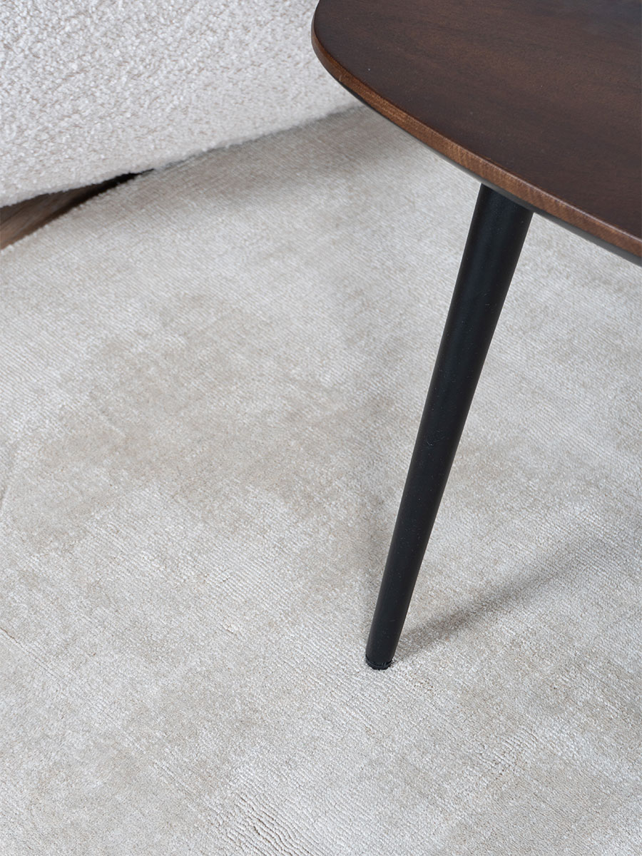 Vloerkleed Cos Beige - Rond ø200 cm