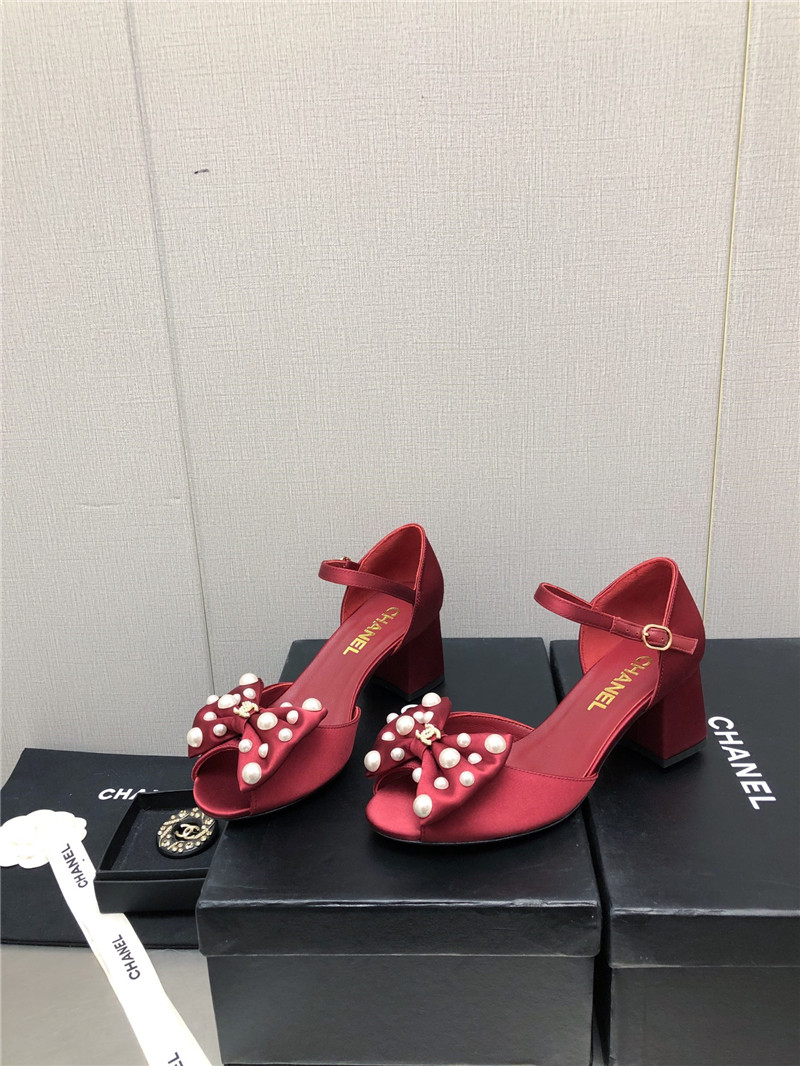 Chanel new small fragrant pearl buckle Mary Jane shoes - Sneaker Replica Workshop