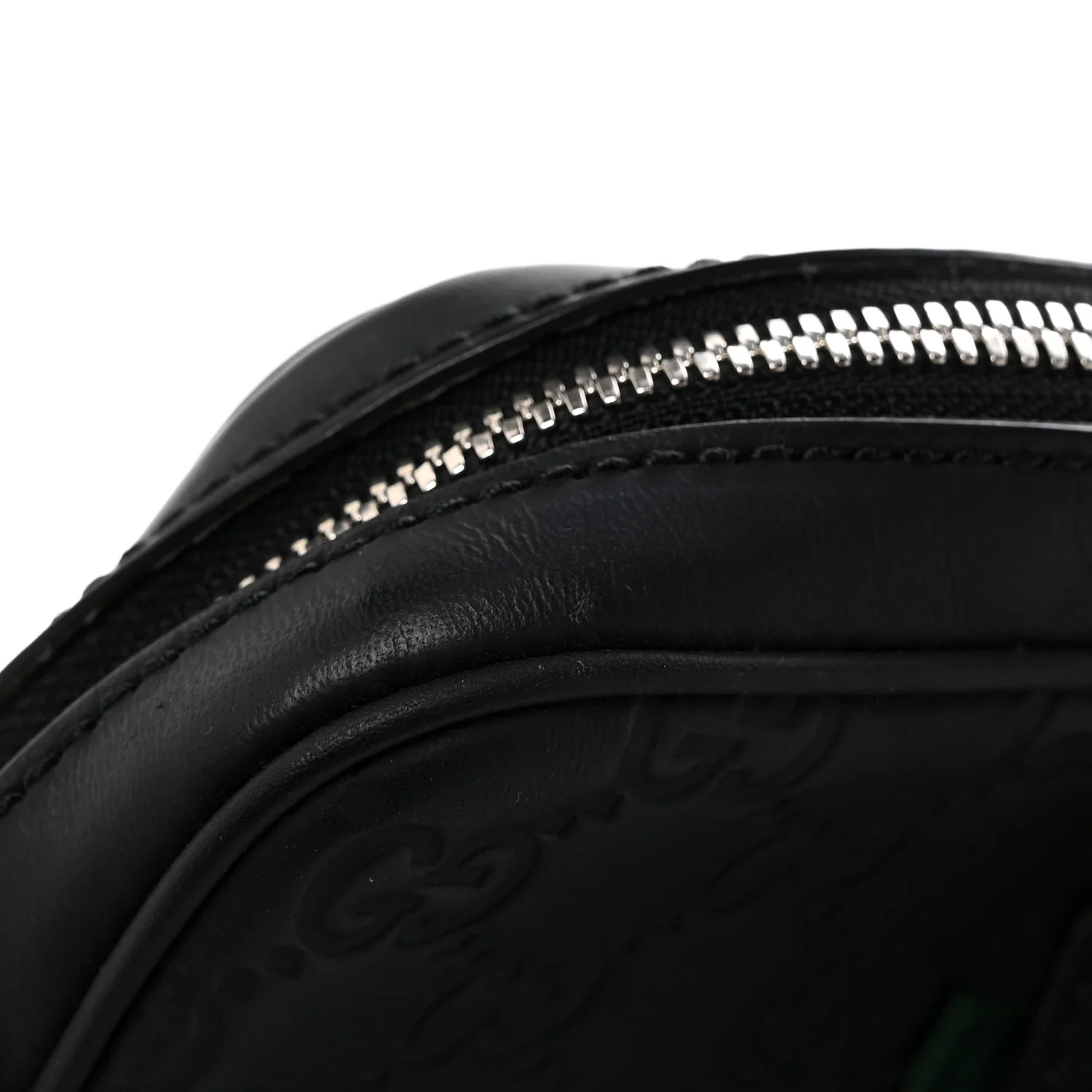 Rubber Guccissima Laptop Briefcase Black - Top Club