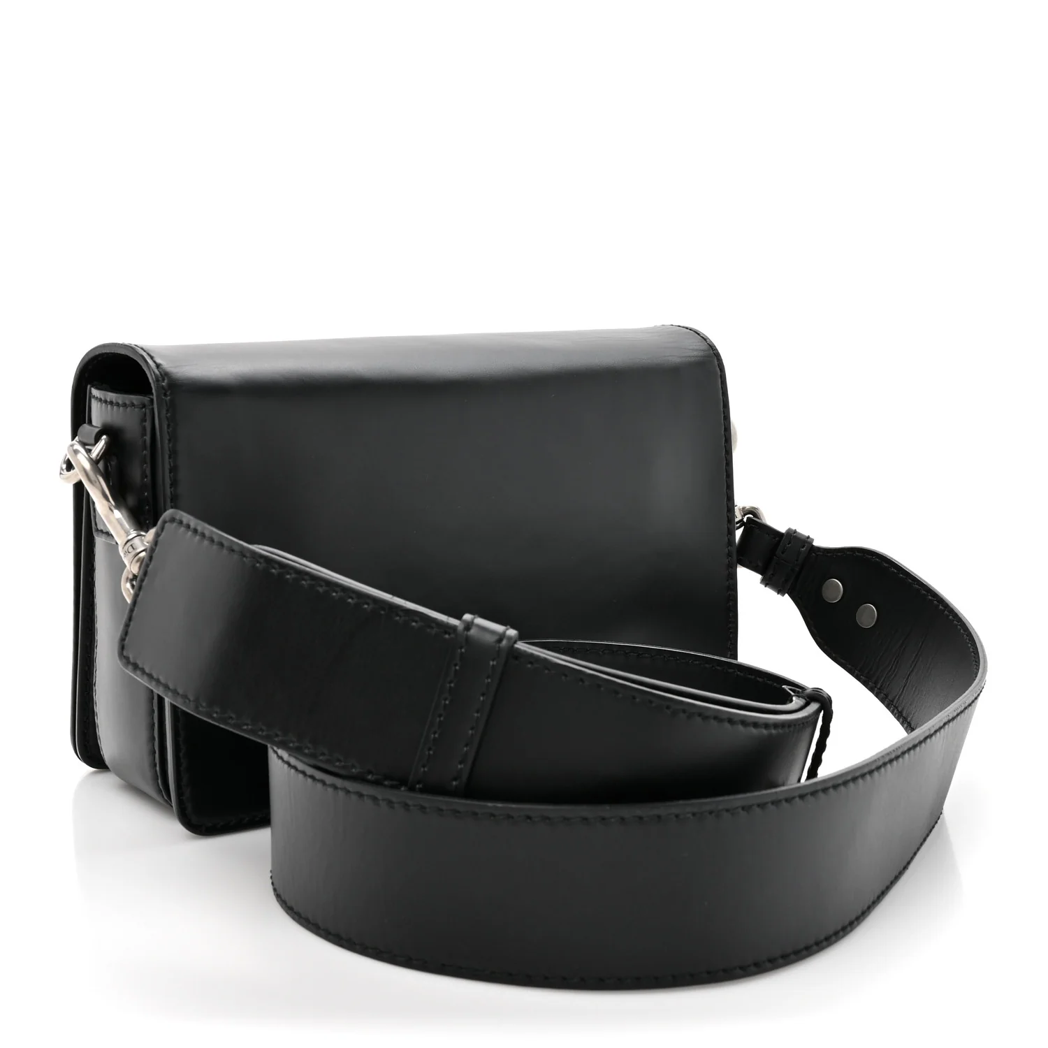 Smooth Calfskin Dio(r)evolution Flap Bag Black - Top Club