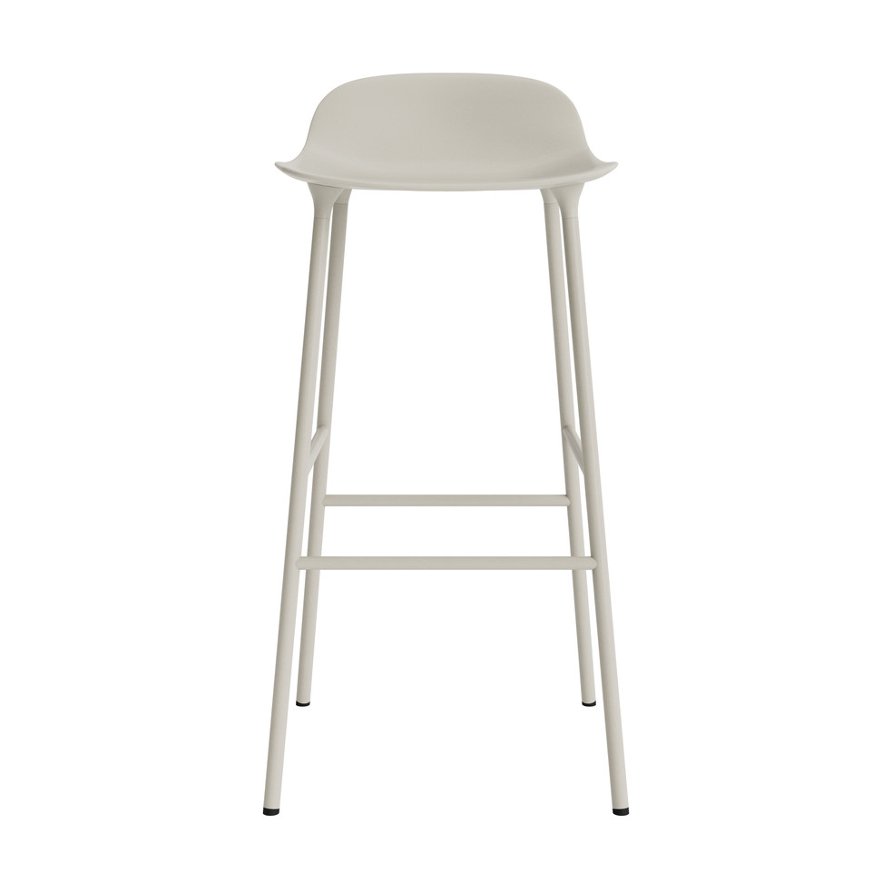 Bar Stool Form Steel light grey 75 cm