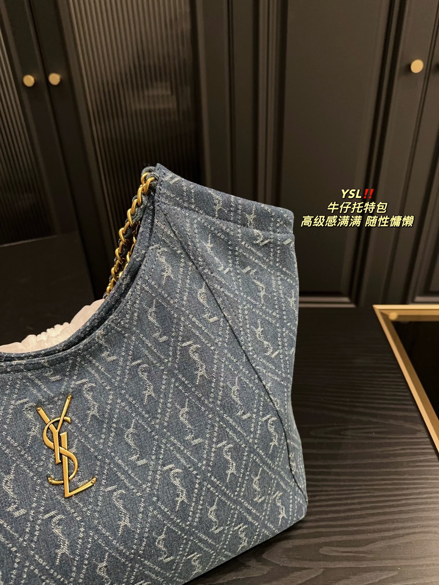 Y new arrival denim tote bag size: 39*35 cm - Top Club