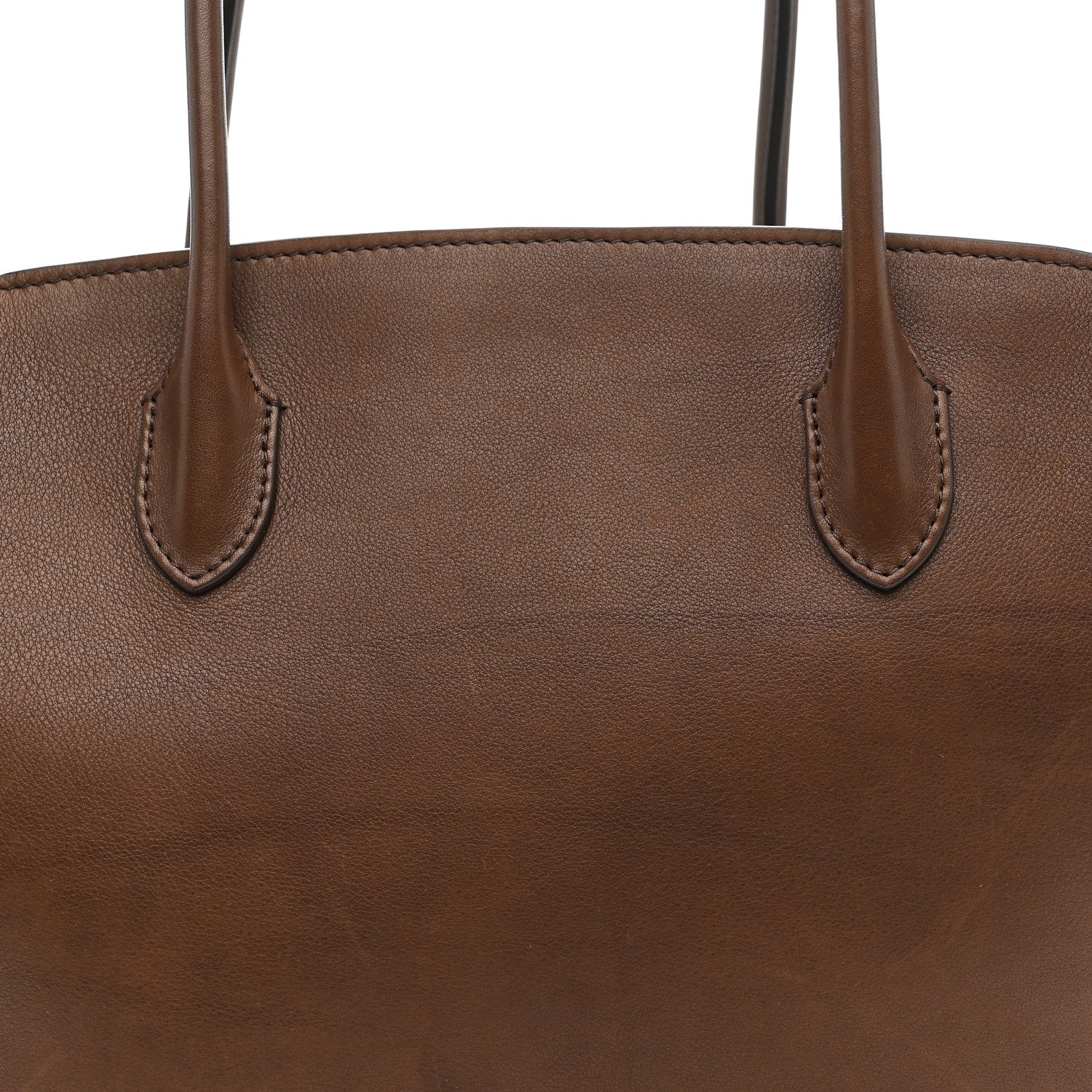 Polished Saddle Calfskin Marlo 14 Deep Brown - Top Club
