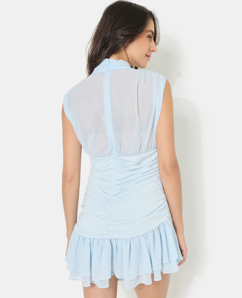 Pimkie Robe courte avec fronces et volants