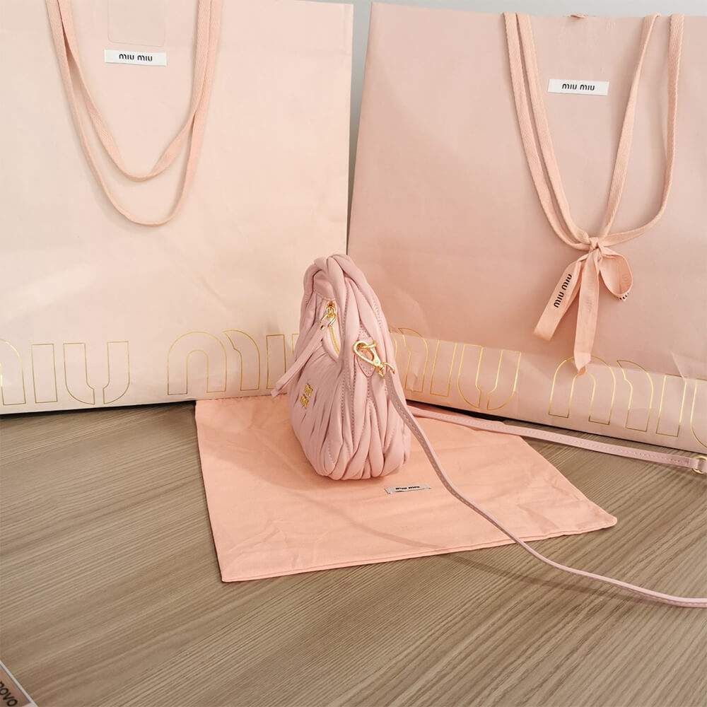 Mini Wander matelasse nappa leather hobo bag(high-end grade) - Top Club