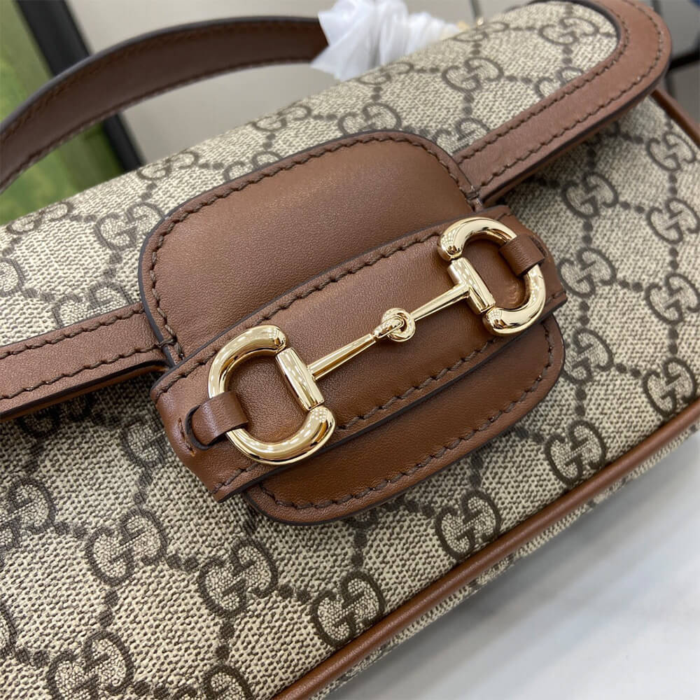 Gucci Horsebit 1955 Soft small top handle bag - Top Club