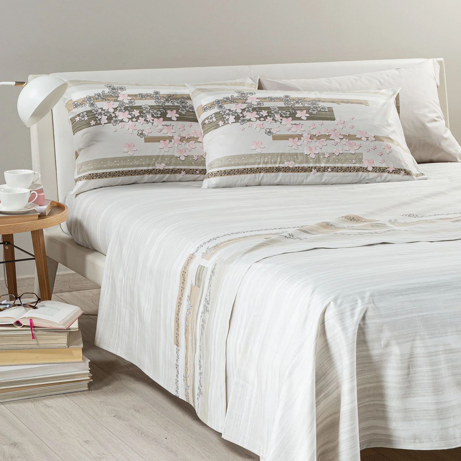 Complete Calaluna cotton sheets Tortora Promotion Item