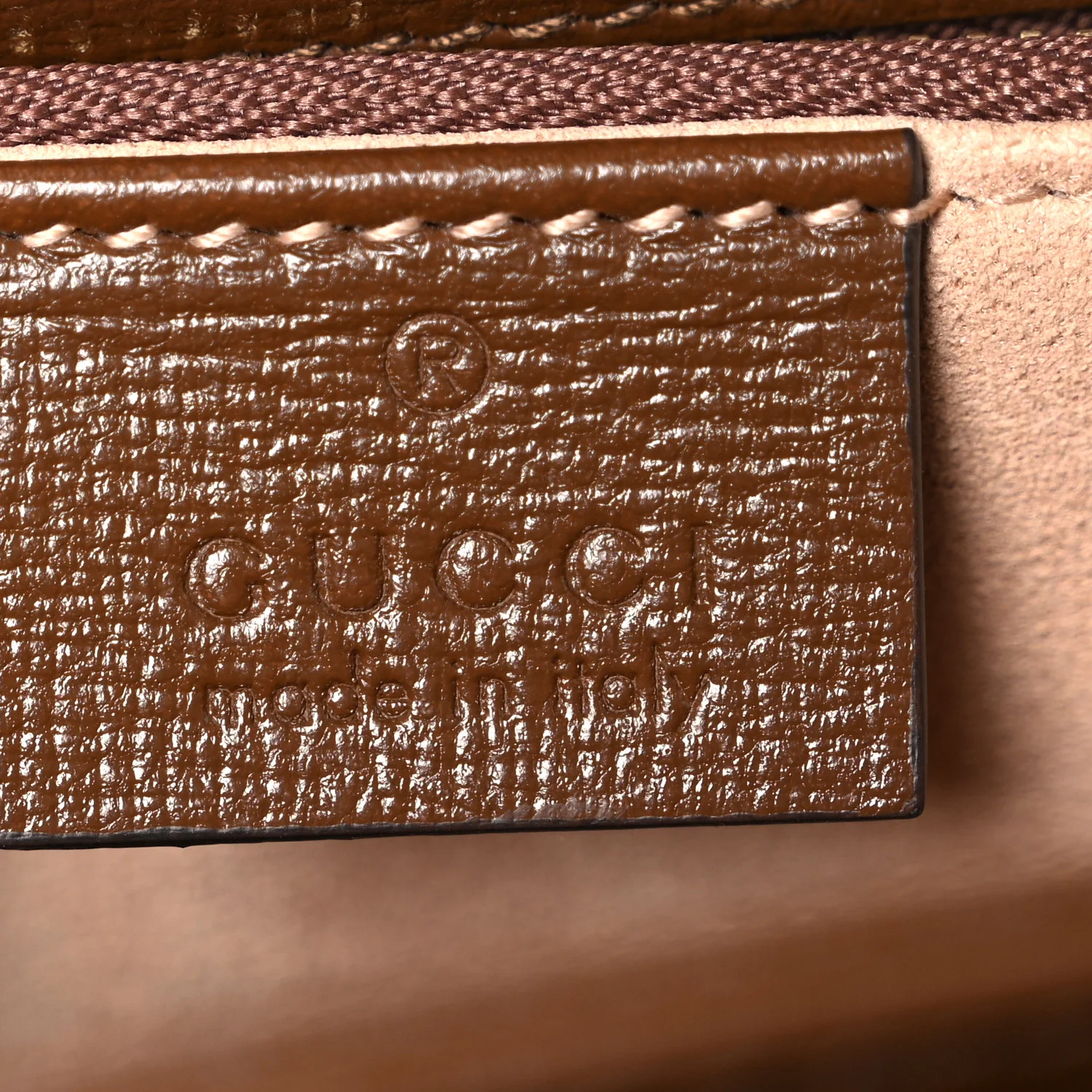 GG Supreme Monogram Horsebit 1955 Shoulder Bag Beige Brown Sugar - Top Club