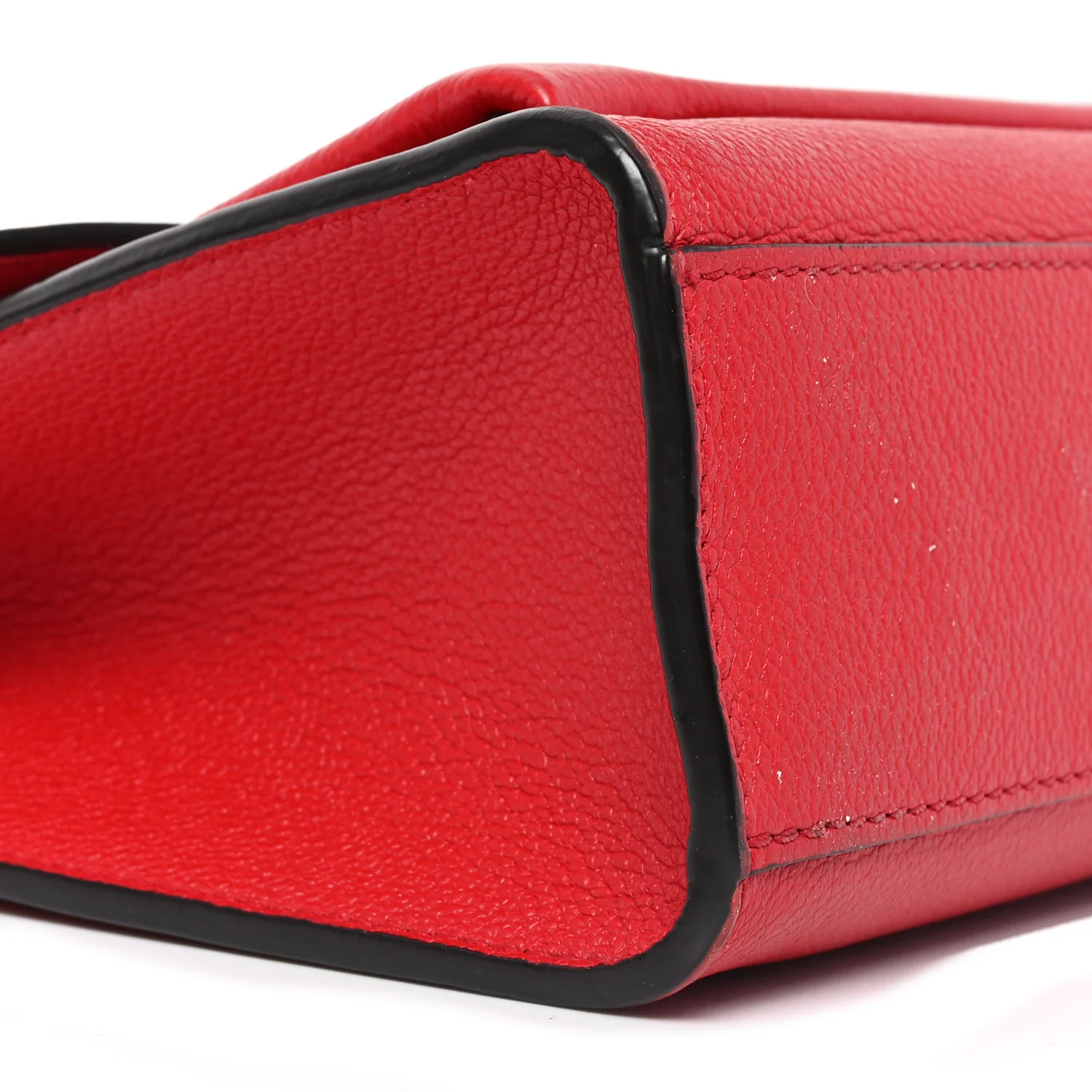 Soft Calfskin My Lockme Chain Bag BB Poppy - Top Club