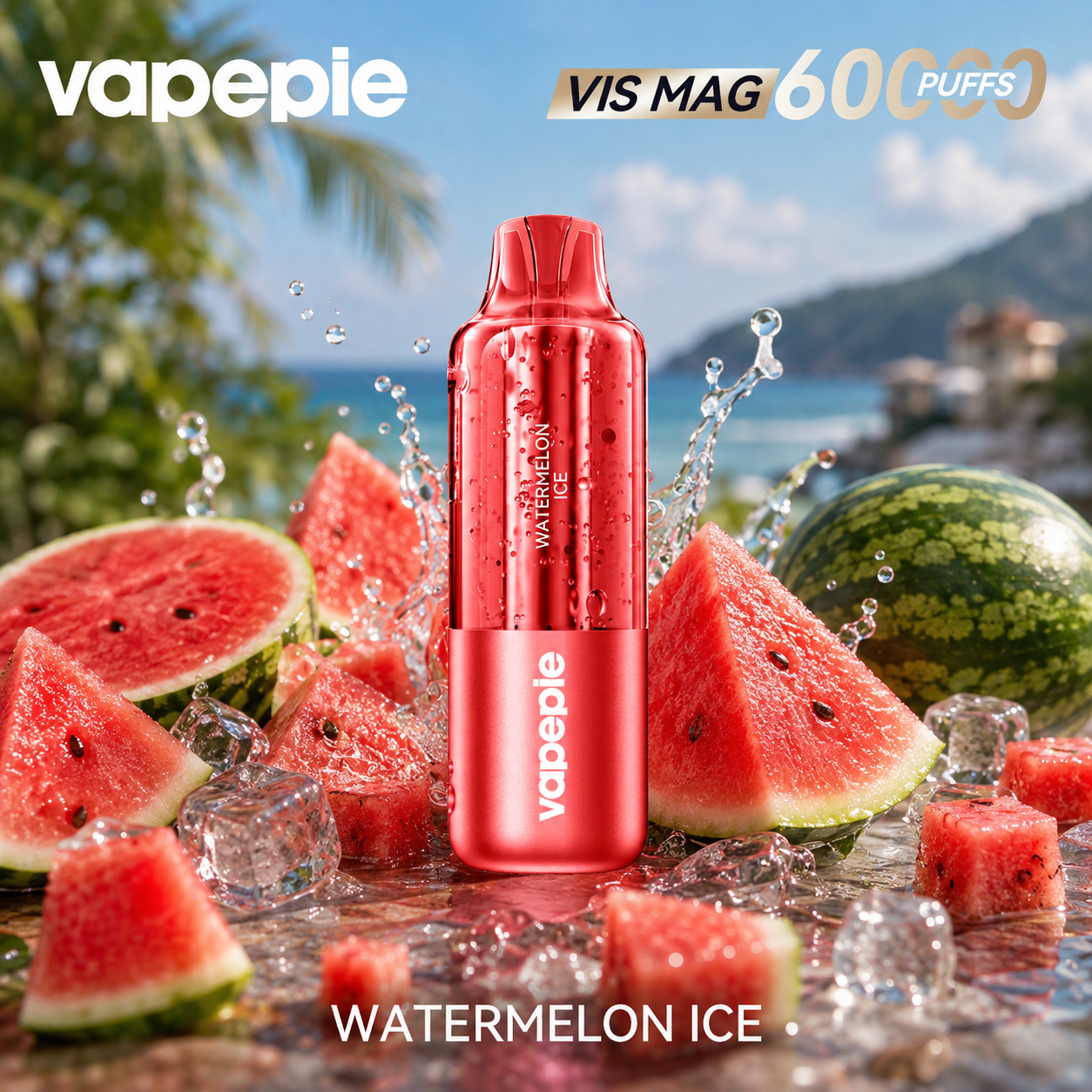 VAPEPIE VIS MAG 60 000 Potahů — 🔋Zařízení (baterie) + 💧Náplň (e-liquid)