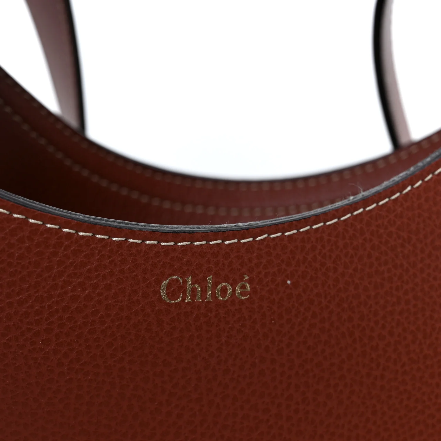 Small Grain Smooth Calfskin Small Darryl Hobo Sepia Brown - Top Club