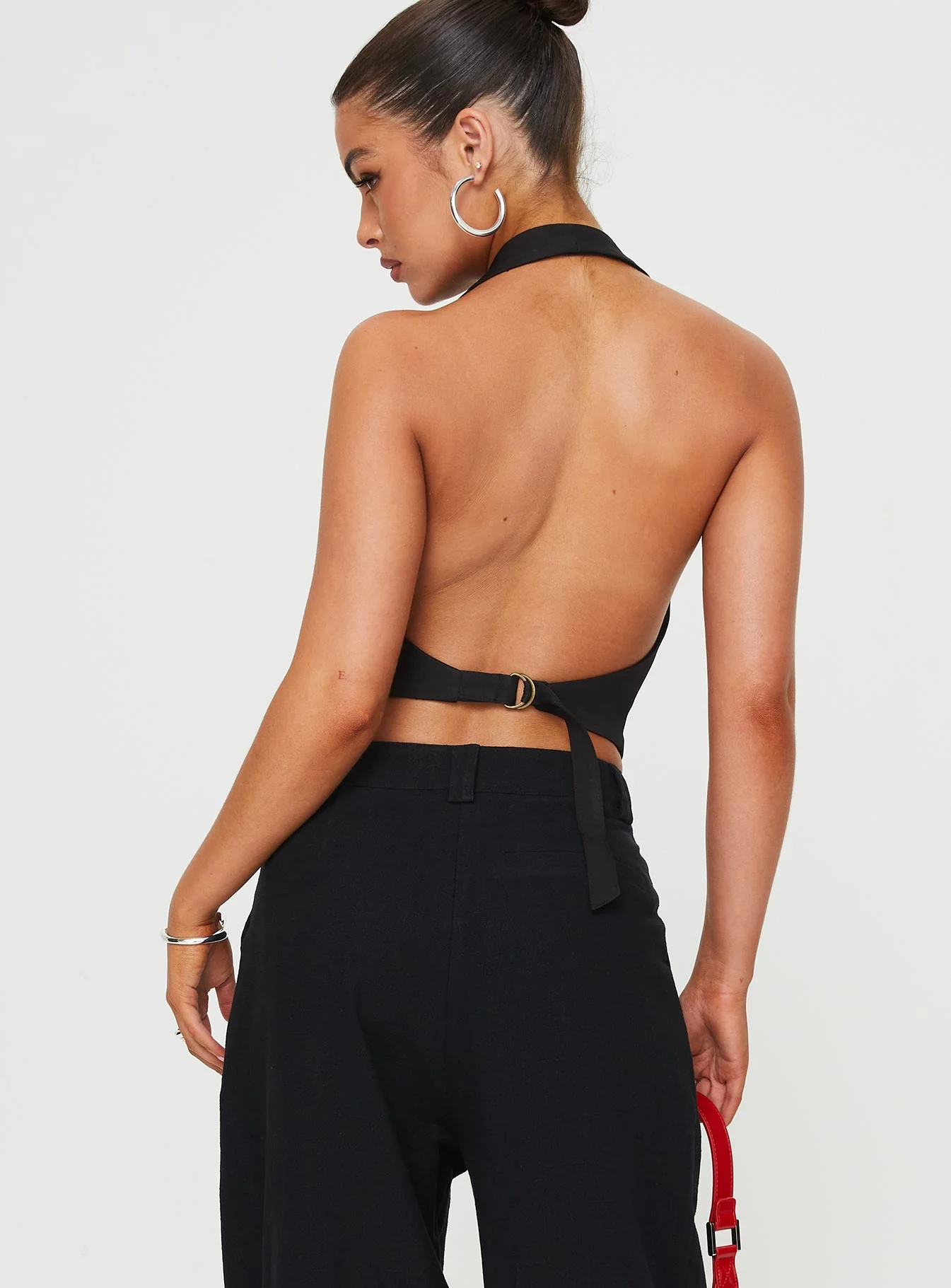 Je Suis Halter Top Onyx