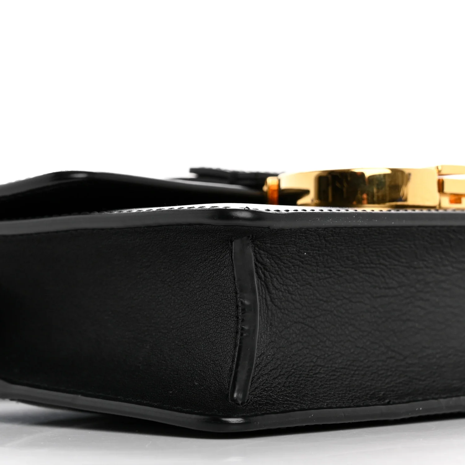 Smooth Calfskin Micro 30 Montaigne Flap Bag Black - Top Club