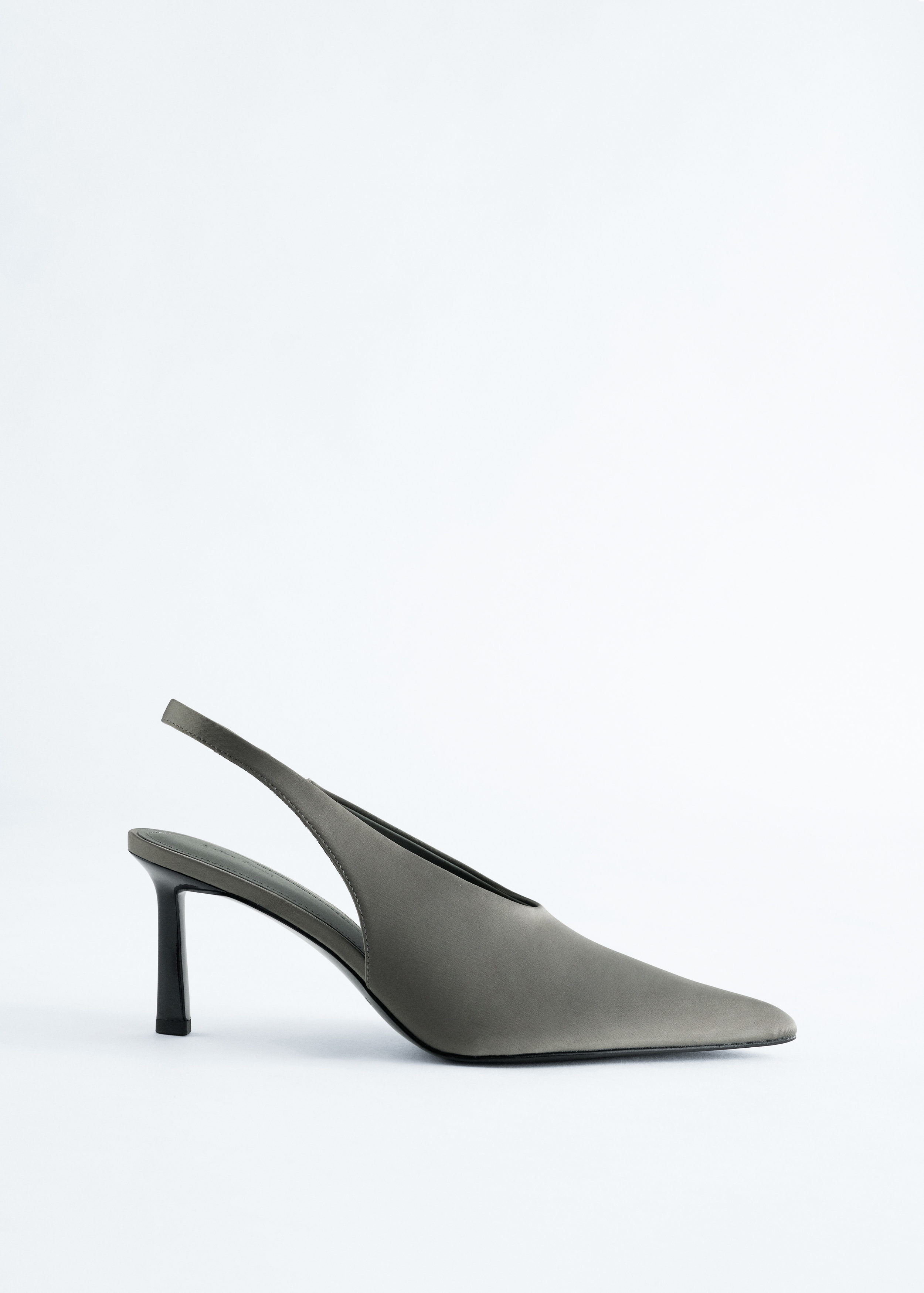 & Other Stories SATIN SLINGBACK PUMPS