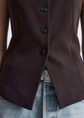 & Other Stories TAILORED VEST