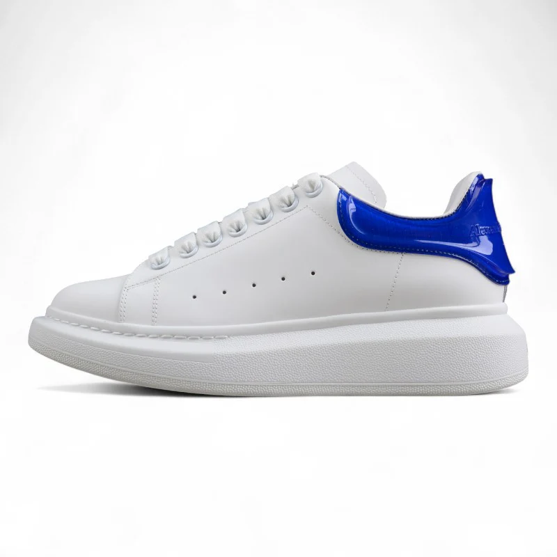 Alexander McQueen Oversized Sneaker 'White Electric Blue' - Sneaker Replica Workshop