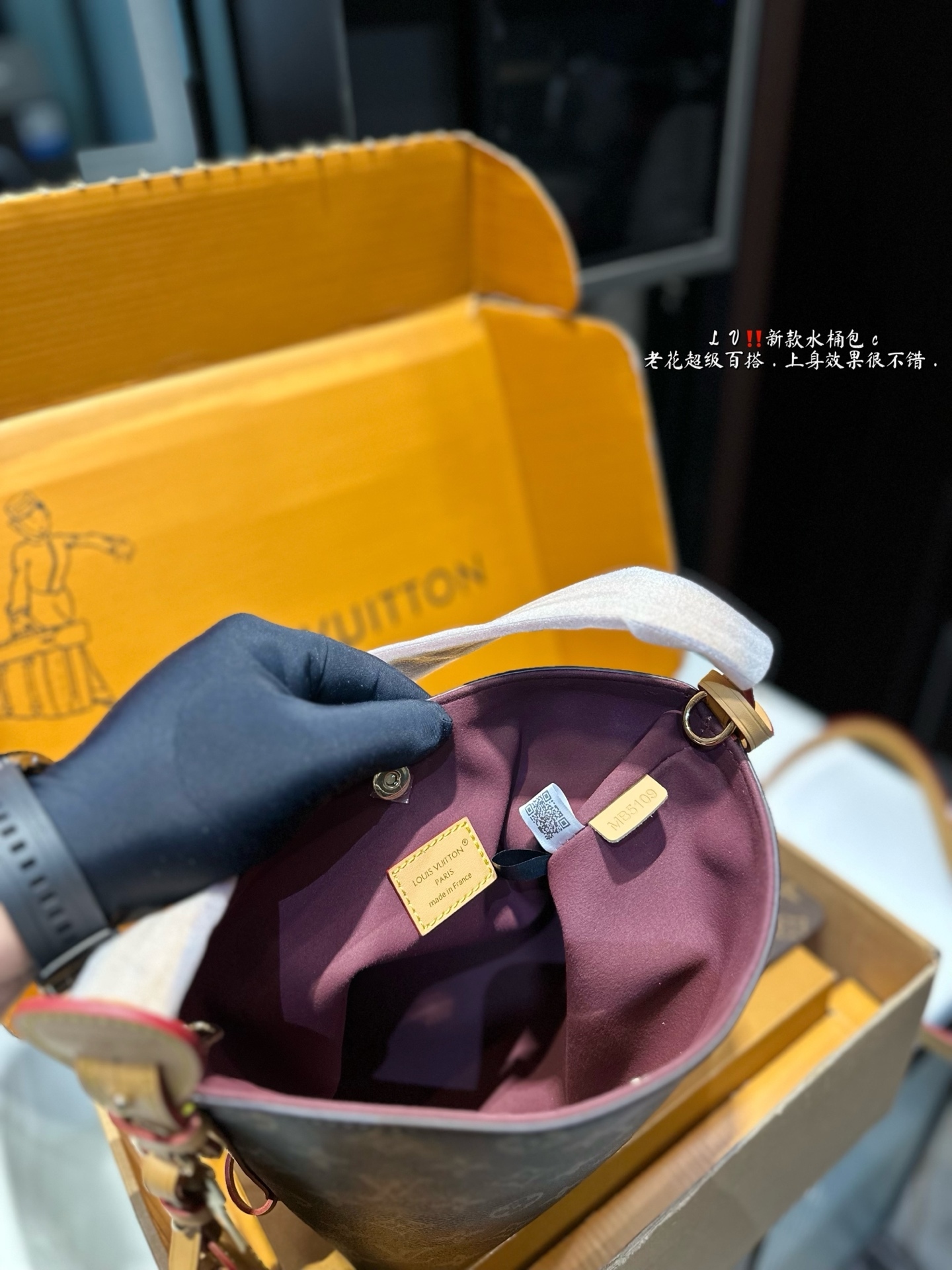Louis new arrival ALL IN BB bucket bag size:17 * 18.5 cm - Top Club