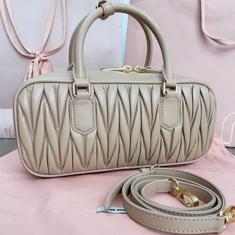 MIUMIU Large Arcadie matelasse nappa Bag(HIGH-END GRADE) - Top Club