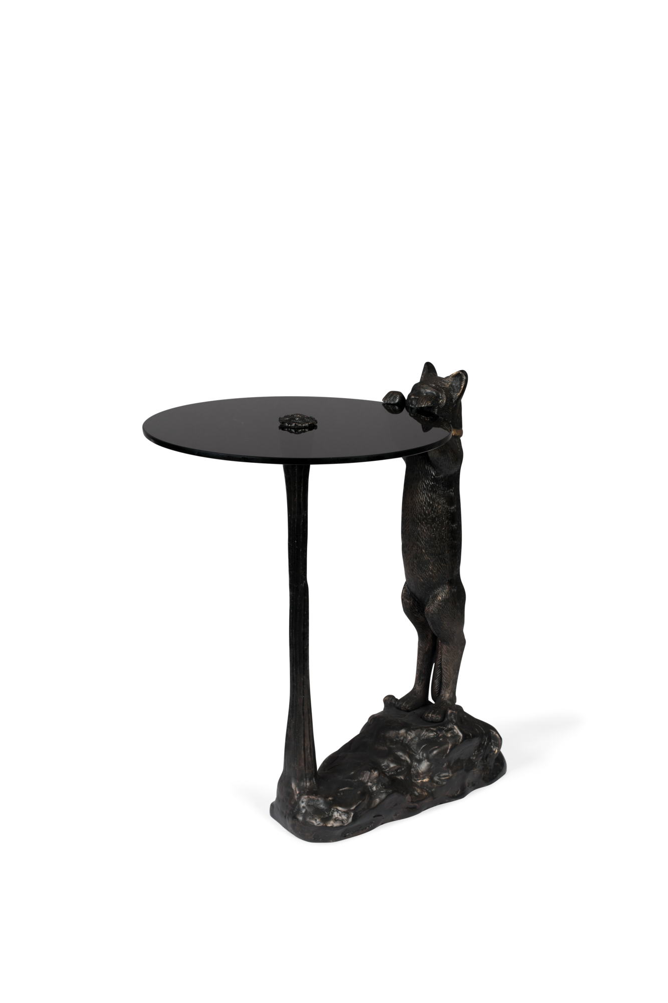 Bold Monkey bijzettafel No Girlfriend No Problem zwart