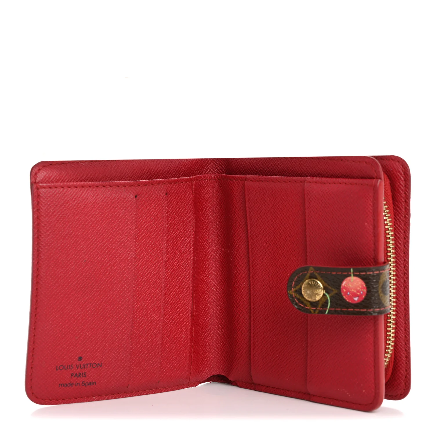 Monogram Cerises Compact Zippe Wallet - Top Club