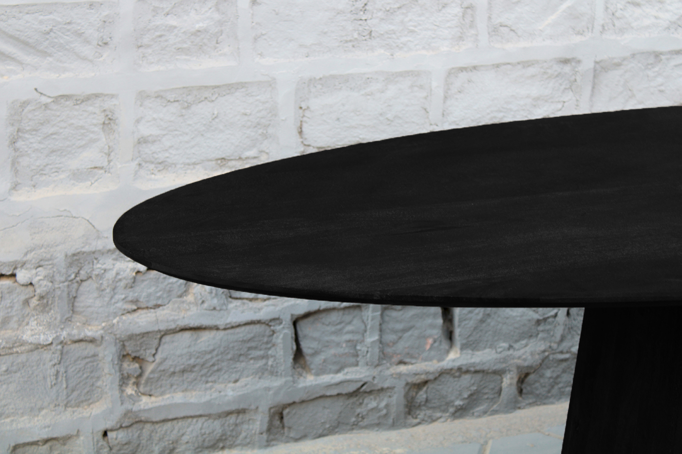 Eetkamertafel Oslo ovaal Zwart 200cm