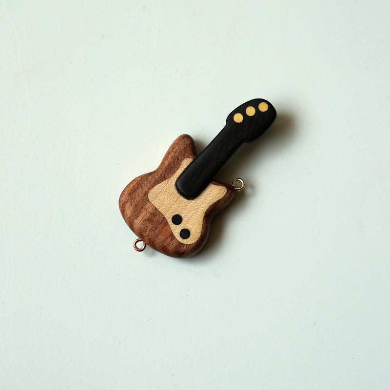 Small guitar refrigerator magnet