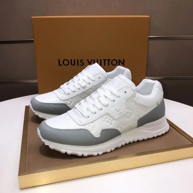 Louis Vuitton Men's Black Embossed Logo Sneakers With Premium Craftsmanship - Sneaker Replica Workshop