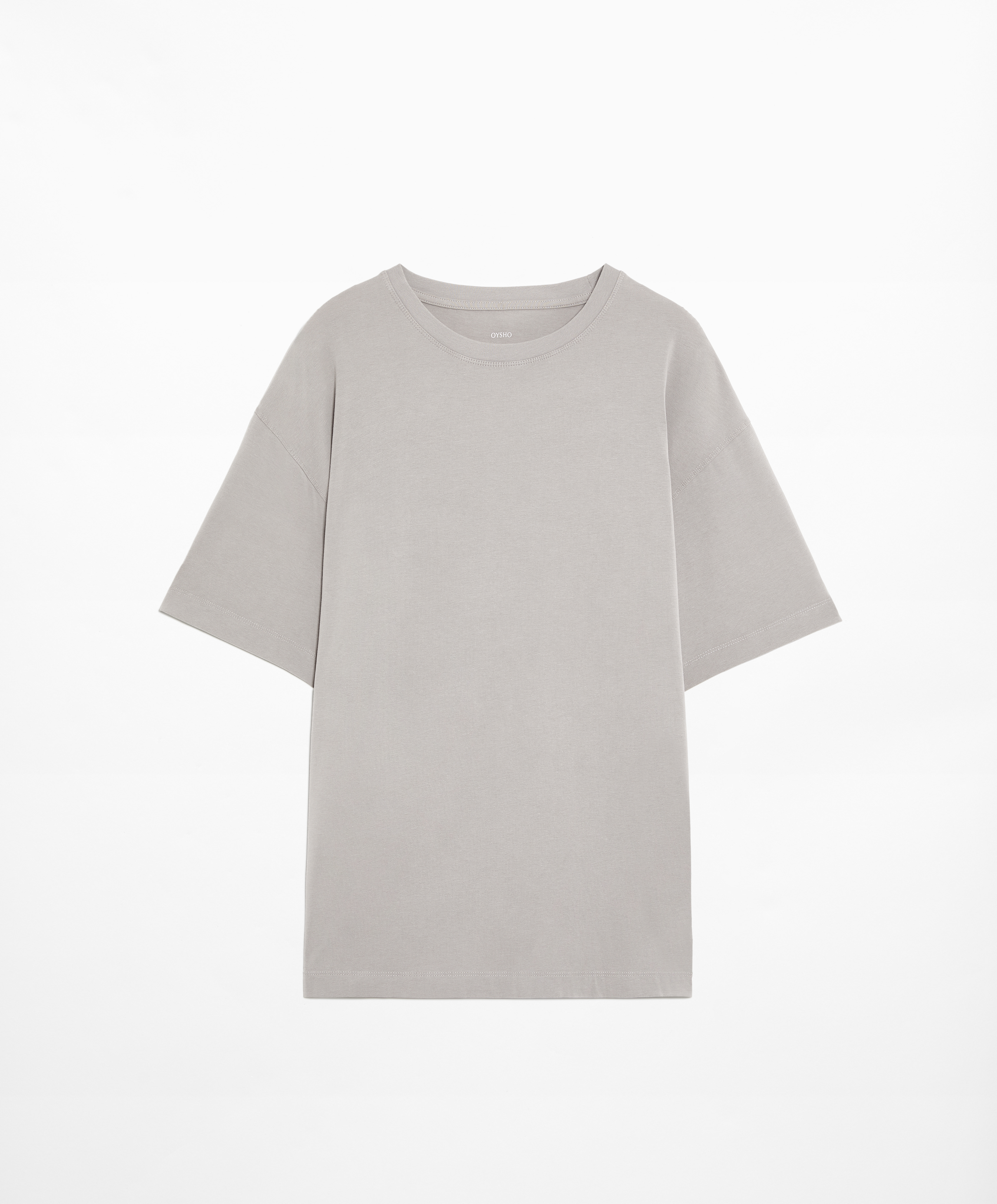 OYSHO Short sleeve cotton blend T-shirt