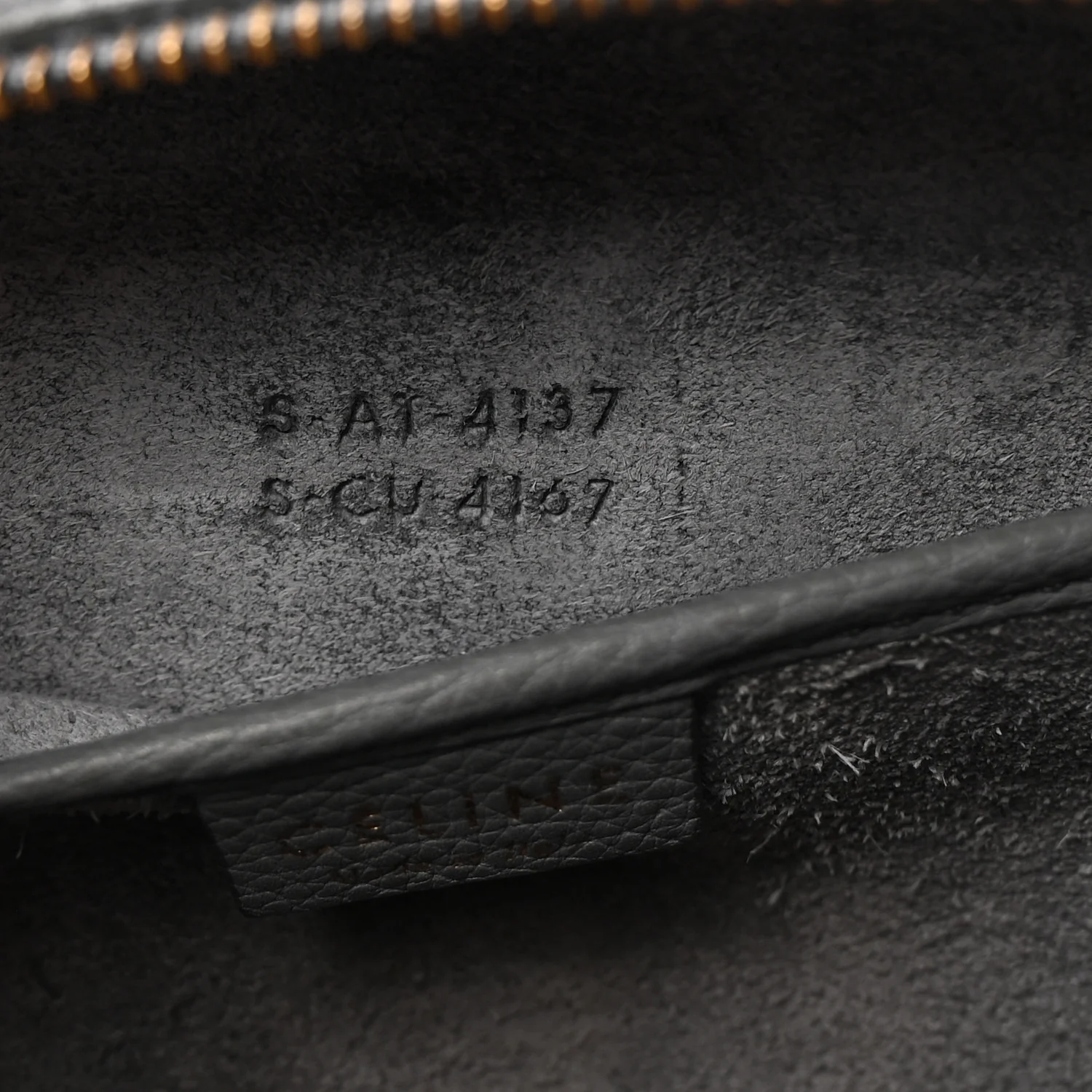 Baby Drummed Calfskin Nano Luggage Kohl - Top Club