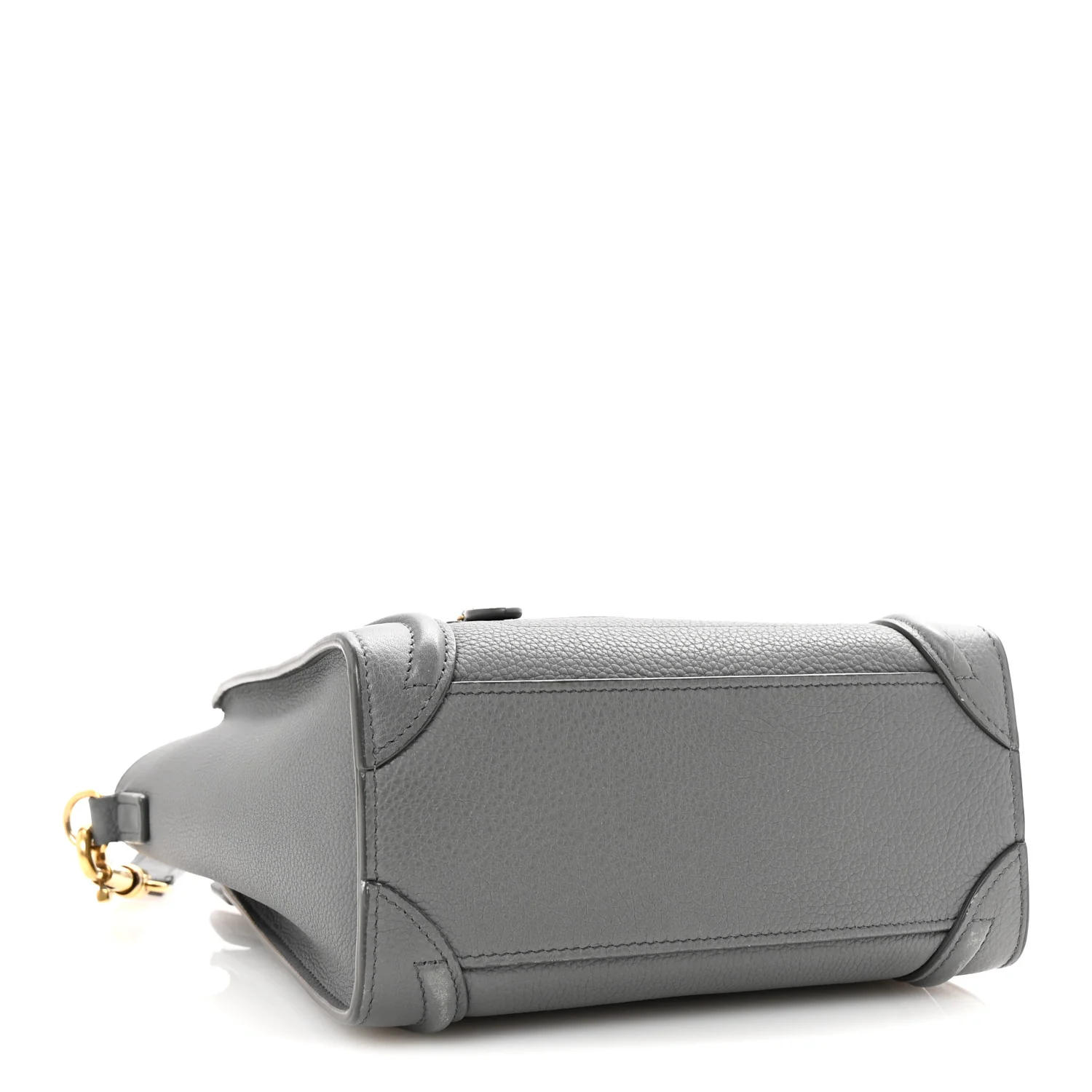 Baby Drummed Calfskin Nano Luggage Kohl - Top Club