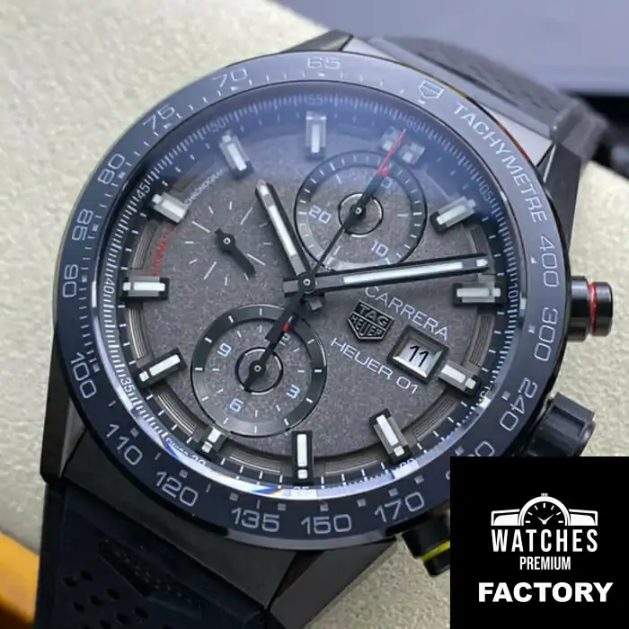 TAG Heuer Carrera CAR201J.FT6087 XF Factory Black Strap