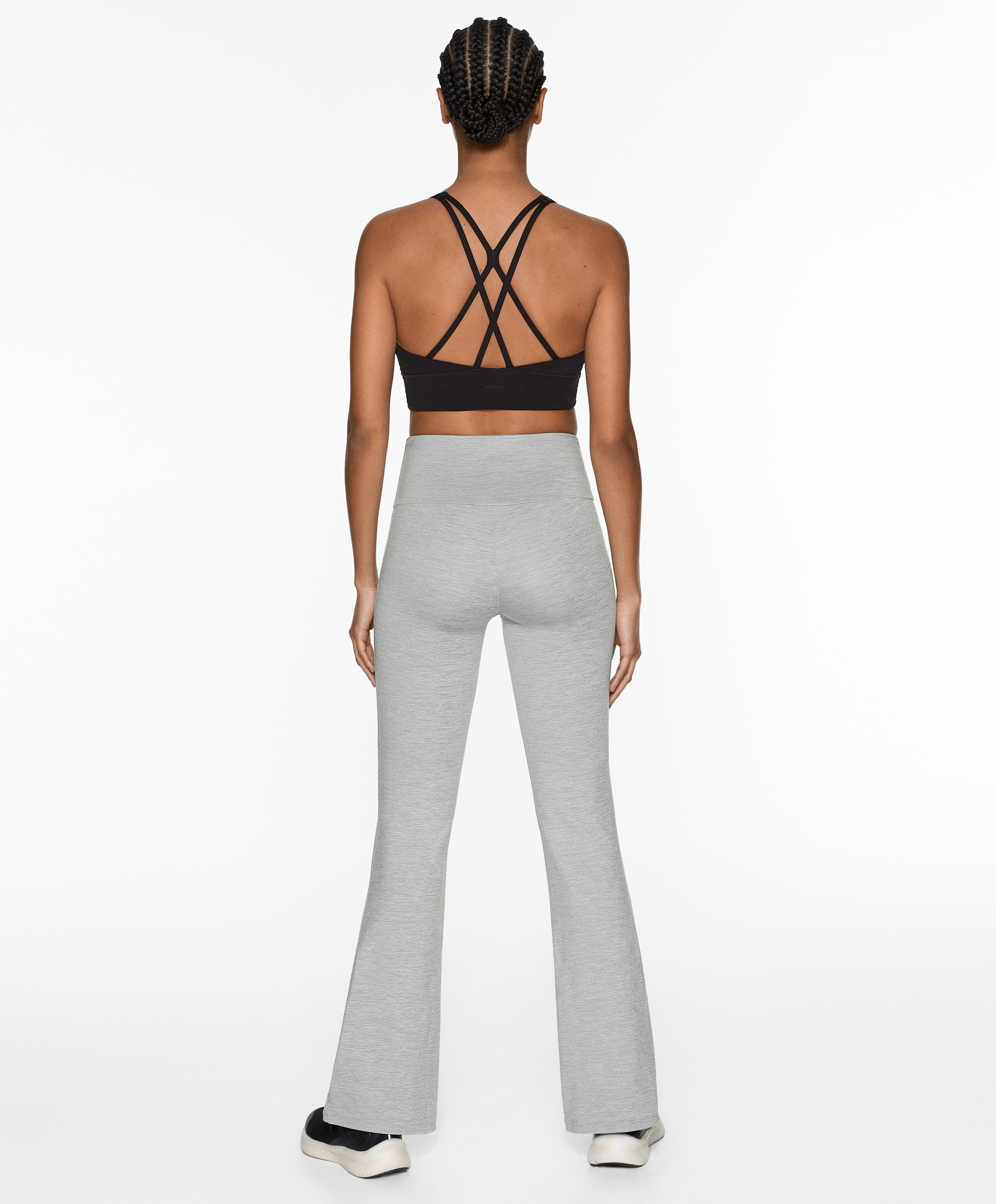 OYSHO High-rise comfortlux flare trousers