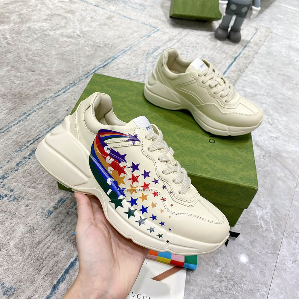 Gucci Rainbow Star Rhyton Sneaker - Top Club
