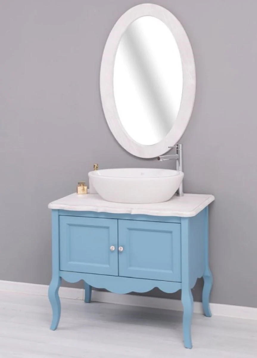 Country house style bathroom set light blue / light gray - country house style bathroom furniture