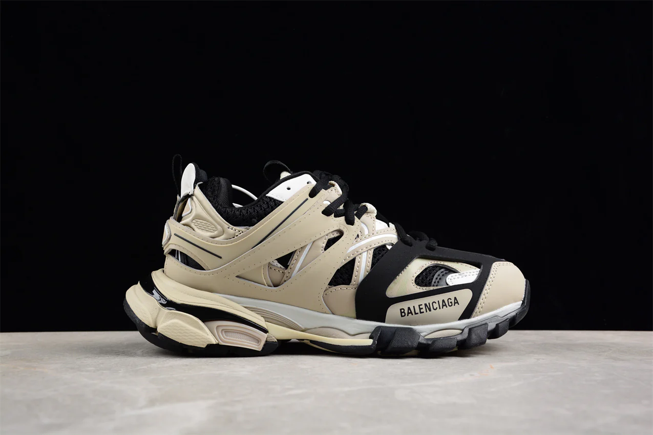 Balenciaga Track Sneaker – Beige & Black - Sneaker Replica Workshop