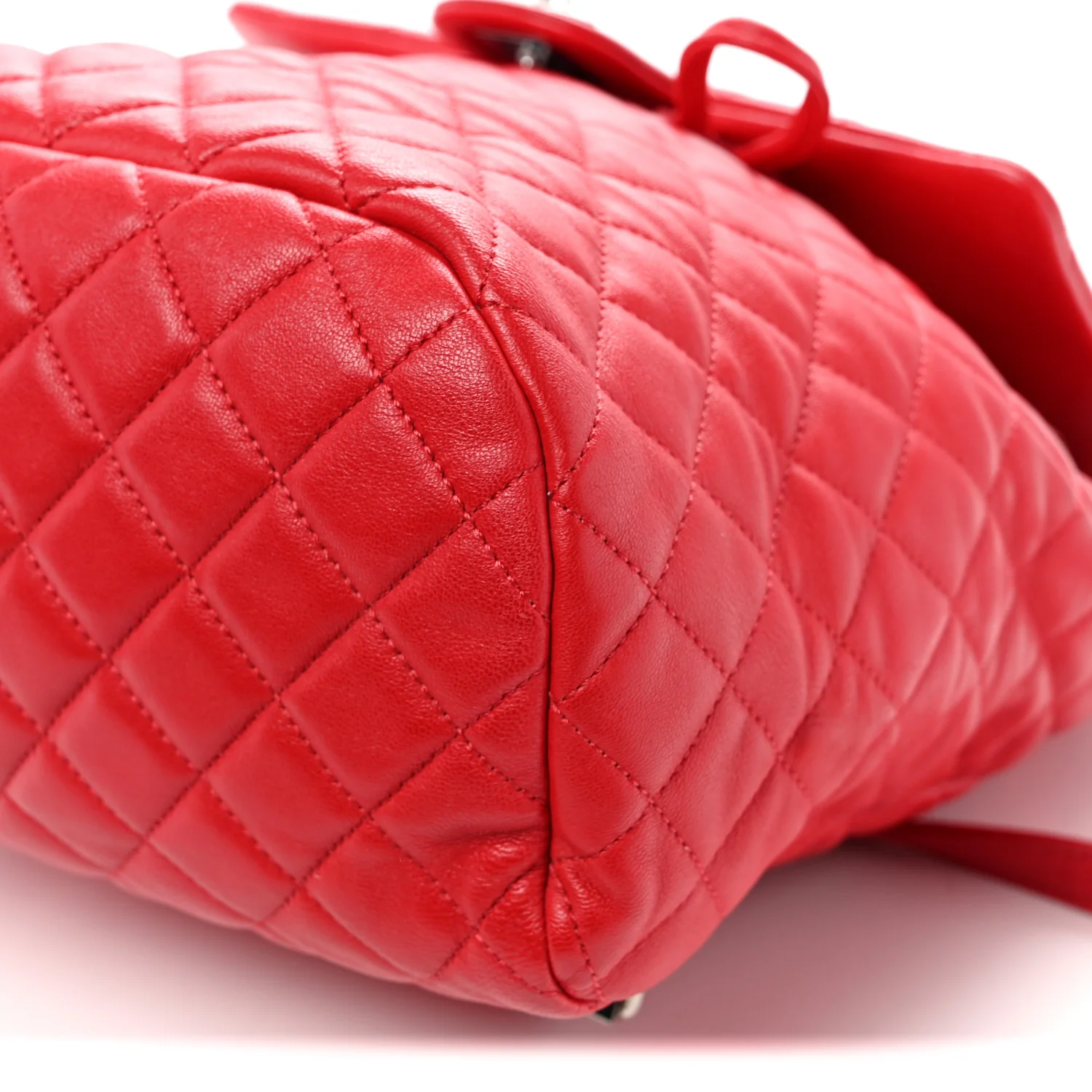 Lambskin Quilted Large Urban Spirit Backpack Red - Top Club