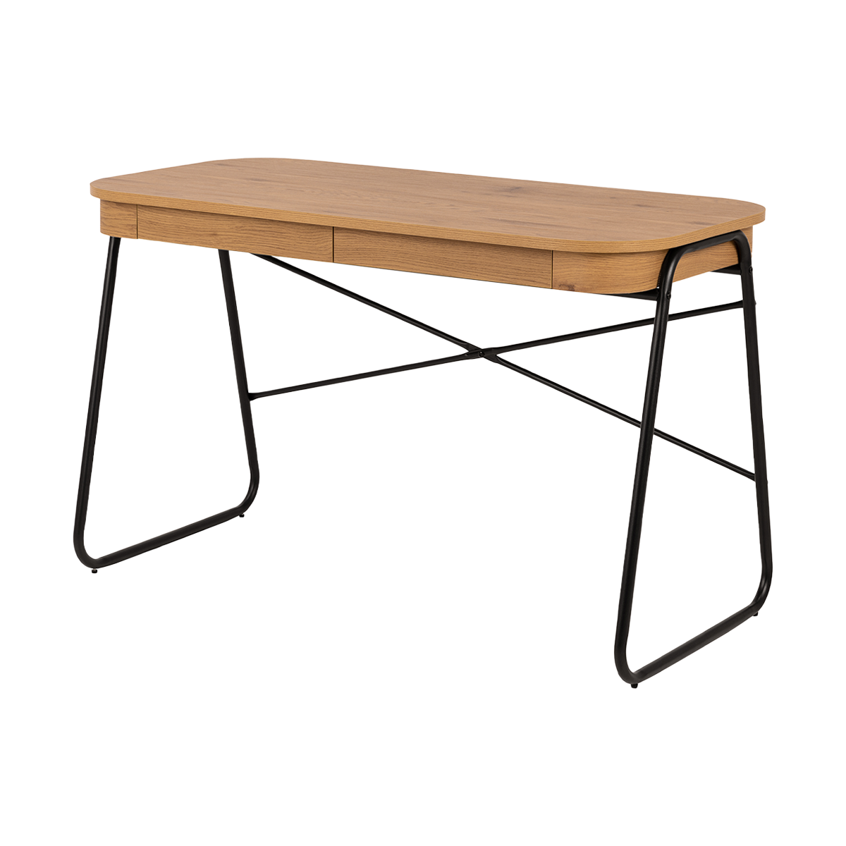 Bureau Steven - met 2 lades Naturel
