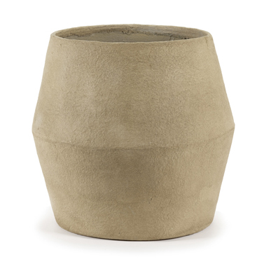 Bloempot Construct 01 brown S
