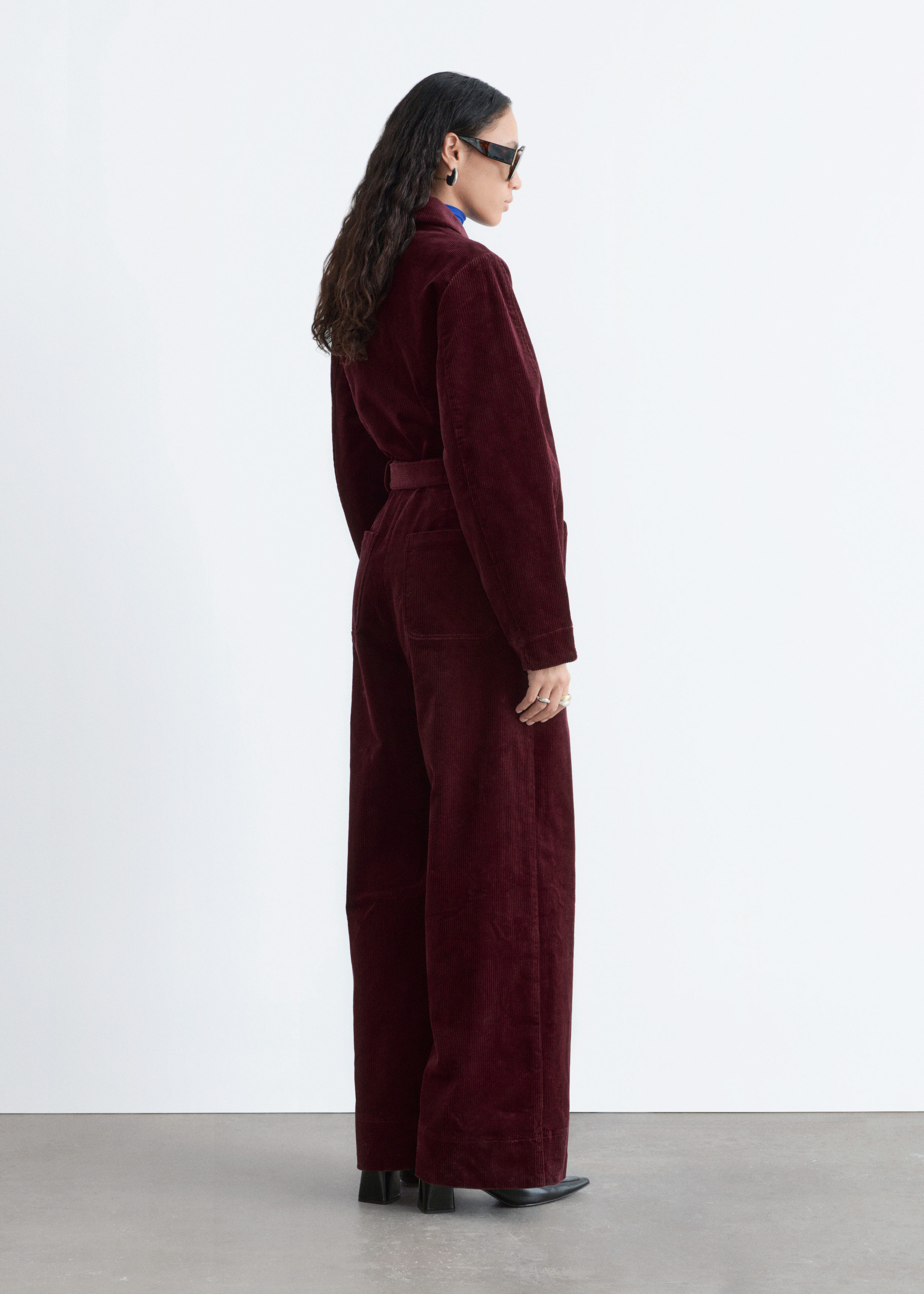 & Other Stories BELTED CORDUROY JUMPSUIT