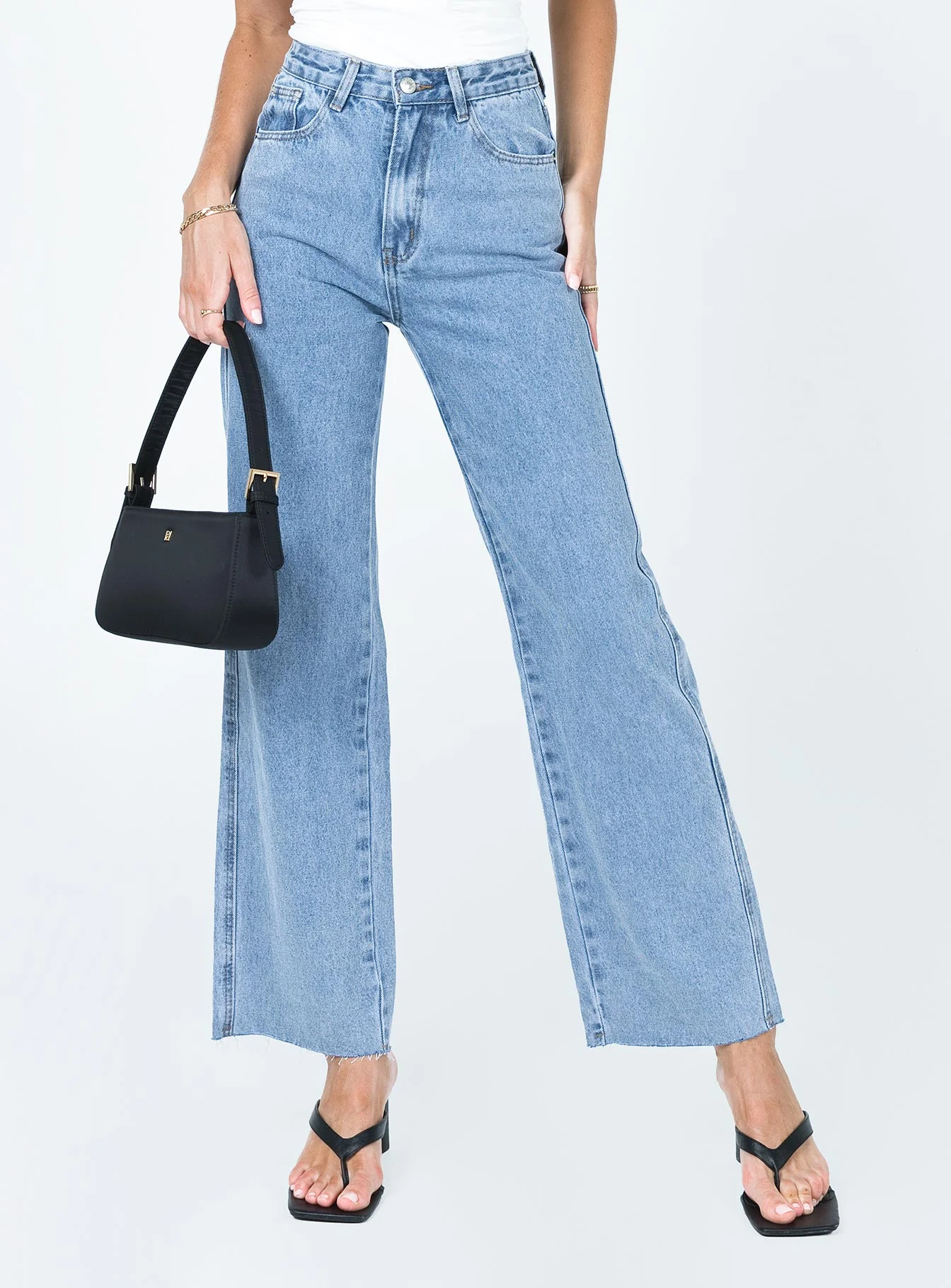 Arlington High Rise Straight Leg Jeans Denim