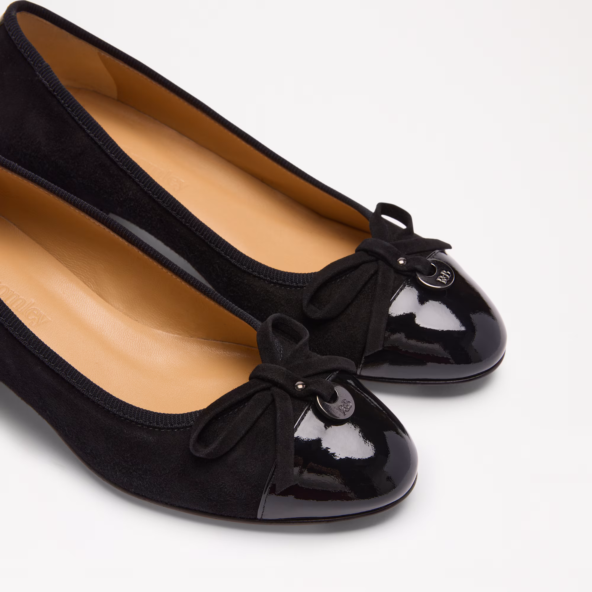 Charming MidBlock Heel Ballet Pump