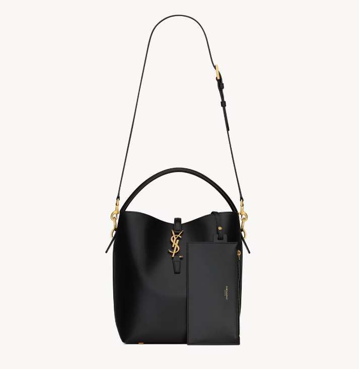 Y LE 37 IN SHINY LEATHER BAG - Top Club
