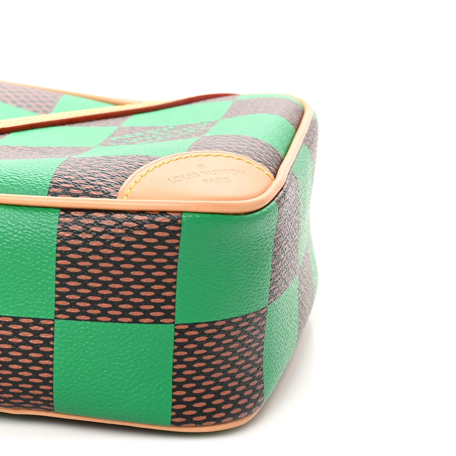 Damier Pop Chess Messenger Green - Top Club