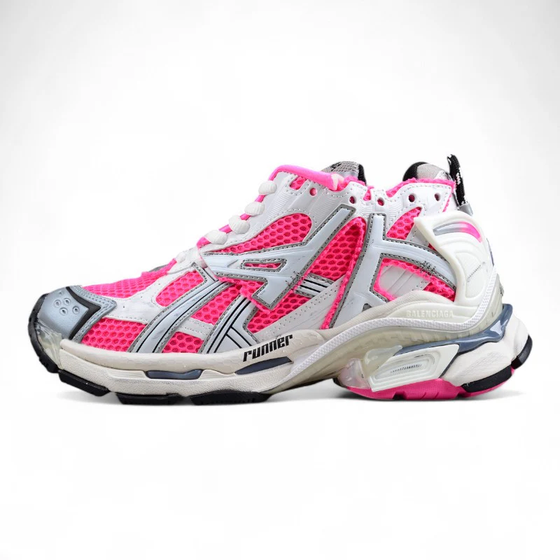 Balenciaga Runner Sneaker 'White Neon Pink' - Sneaker Replica Workshop